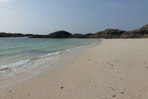 The beach at Rhu Point