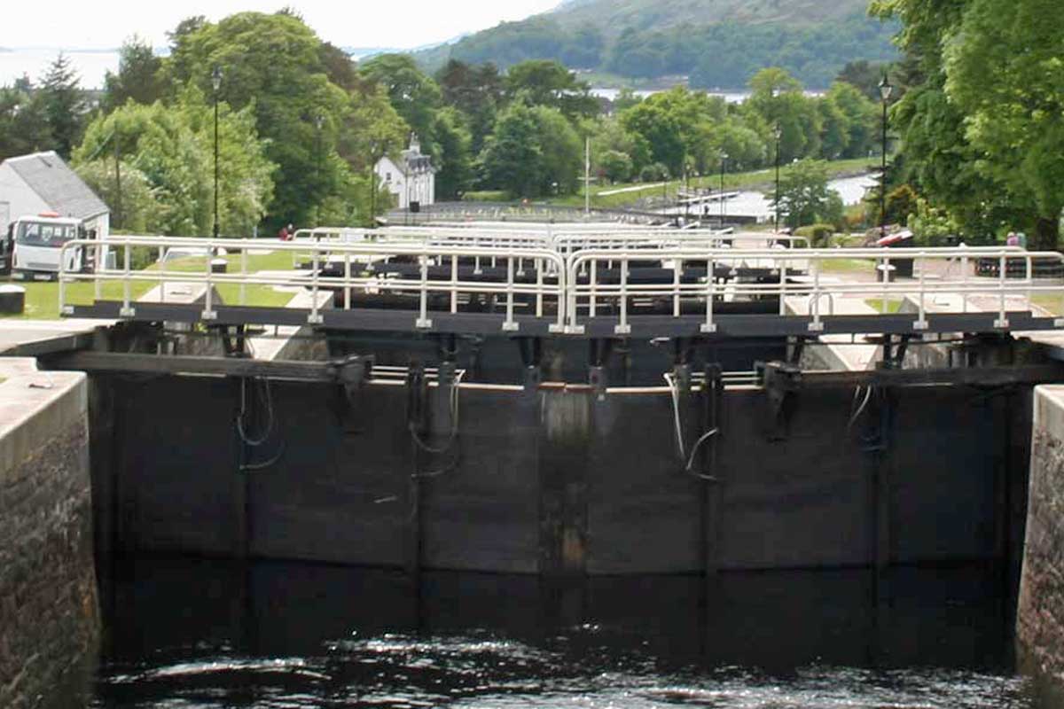 Neptune's Staircase near Fort William