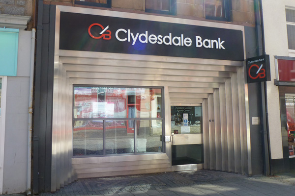 Clydesdale Bank on Fort William High Street