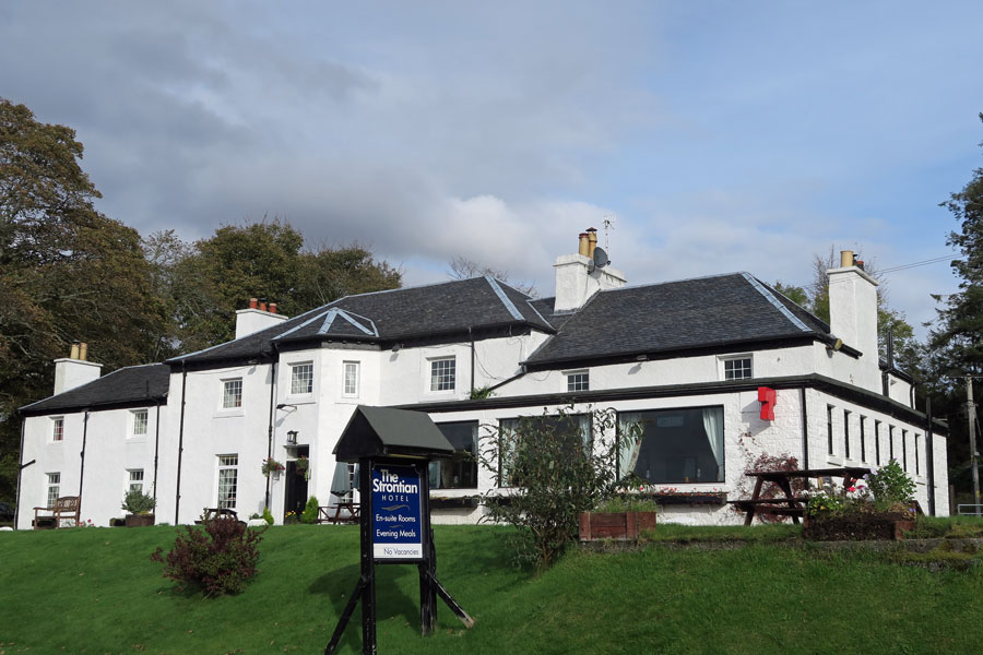 The Strontian Hotel on the shores of Loch Sunart