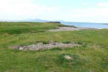 The Viking Boat Burial site at Swordle Bay