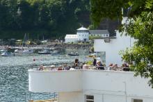 Cafe Fish overlooking Tobermory Harbour